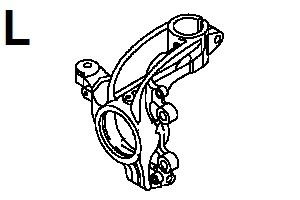 KNU6C885(L)-  12--Steering Knuckle....264859