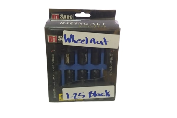 WHH529988 - 2044173 - WHEEL NUT 20PCS 7076 1.25 BLACK