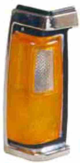 COL501653(L) - 2005181 - 720 P/UP NM CHROME CORNER LAMP AMBER LENS