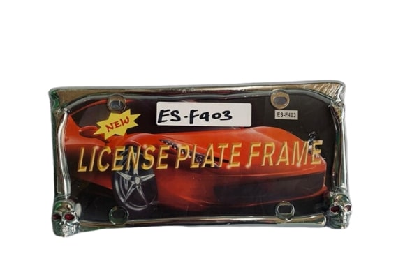 LPF529777 - 2043953 - SKULL LICENSE PLATE FRAME ES-F403