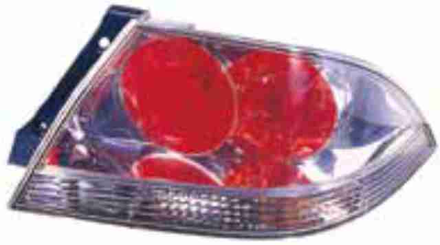 TAL501217(R) - LANCER CEDIA 03-07 TAIL LAMP CLEAR WITH 2 RED CIRCLE...2004734