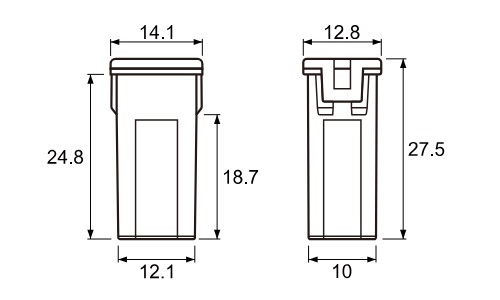 ATF6C078(40A)-FEMALE FUSE MINI-Fuse....263821