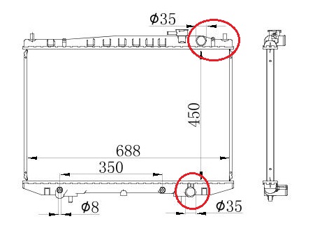 RAD9C957(26MM) - [KA24E]PICK UP (D22)  98-05  ............268959