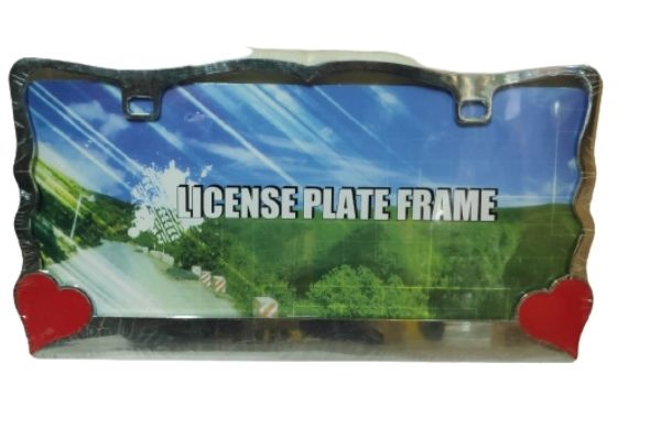 LPF529782 - 2045511 - CPK-8 HEART LICENSE PLATE FRAME 