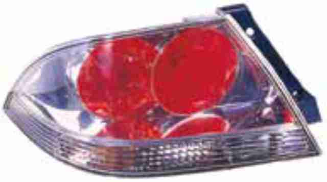 TAL501216(L) - LANCER CEDIA 03-07 TAIL LAMP CLEAR WITH 2 RED CIRCLE...2004733