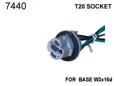 BUS13427( 2 WIRE) - BULB SOCKET T20 CAPLESS ............2038716