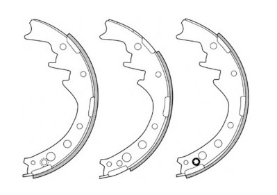 BKS32230 - BRAKE SHOE TOYOTA HIACE 82-89 ............2043429