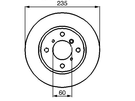 BRO39007-ALTO III (EF) 94-02,ESTEEM 1.6L (94/04)-Brake Rotor....118316