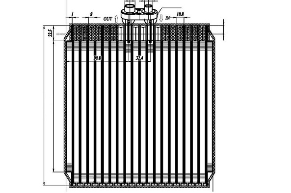 ACE42161 - 135348 - N16 00-06  AIR CONDITION EVAPORATOR