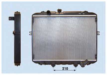 RAD44327(26MM)-PORTER 93-04/H150 BOX/BUS 93- [GRUESO=26MM]-Automotive Radiator....136817