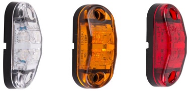 SIL60107(24V-AMBER)-TRUCK LED LAMP   [SAE CERTIFIED]-Side Lamp....157785