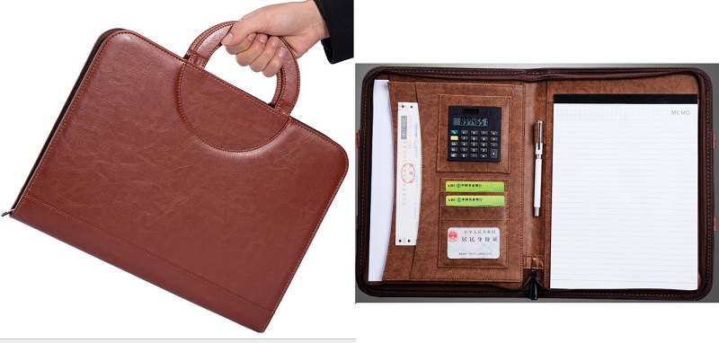 PRO67776-NOTE BOOK WITH CALCULATOR /ZIPPER L A4 SIZE-Promotion....167692