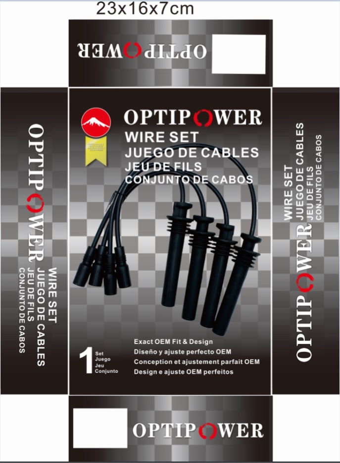 OPTI6A047-SPARK PLUG WIRE SET PACKING-OPTIPOWER....252668