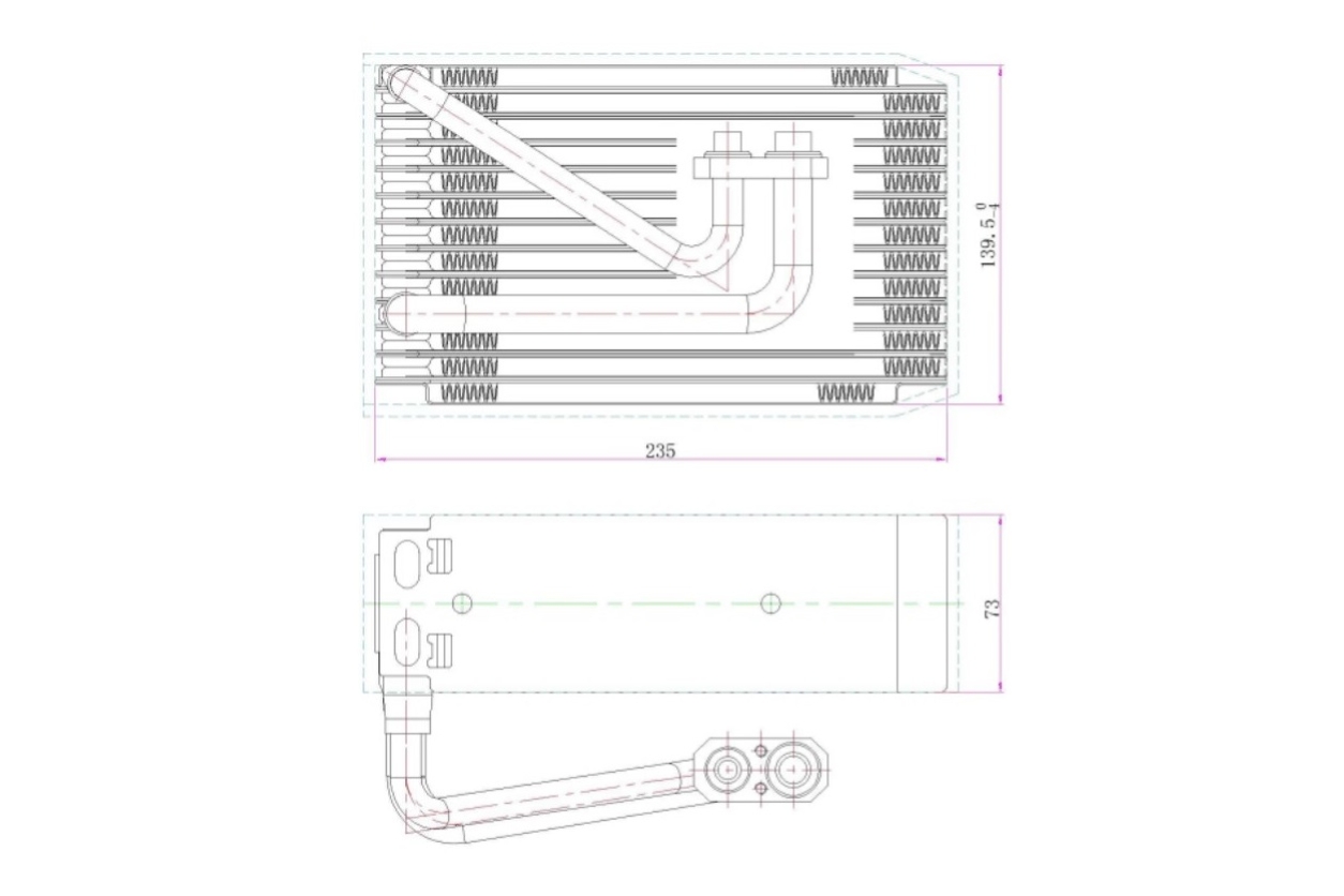 ACE7C096(LHD/RHD)-MU-7 06-08,D-MAX 06-08-Evaporator....265130